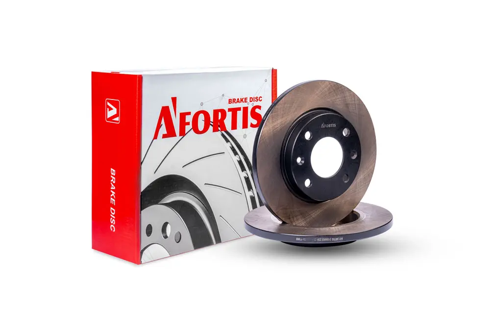 دیسک ترمز جلو پژو 206 تیپ 2 (310006S) آفورتیس