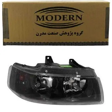 چراغ جلو سمند دودی راست - مدرن